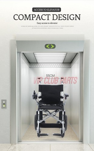 Lightweight Folding Electric Wheelchair Carbon Steel Powerchair 2x battery 31kg - Picture 14 of 20