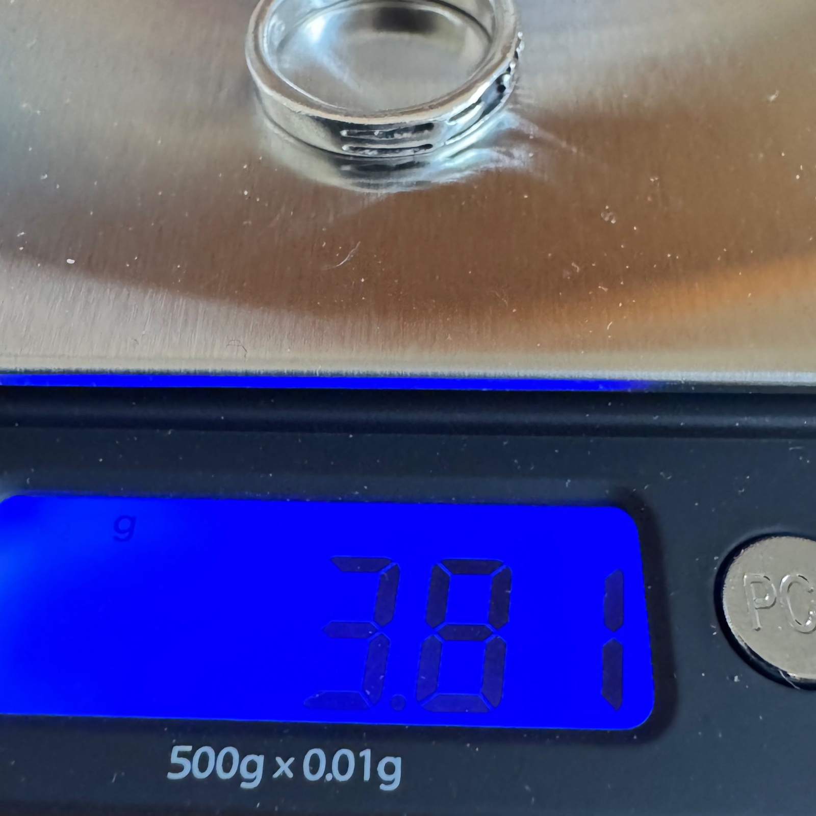 VTG Solid Sterling Silver 925 Scripture Design 4m… - image 9