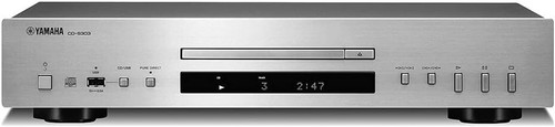 YAMAHA CD-S303 CD Player, USB, WAV/FLAC Playback, Silver, from Japan - Picture 2 of 4