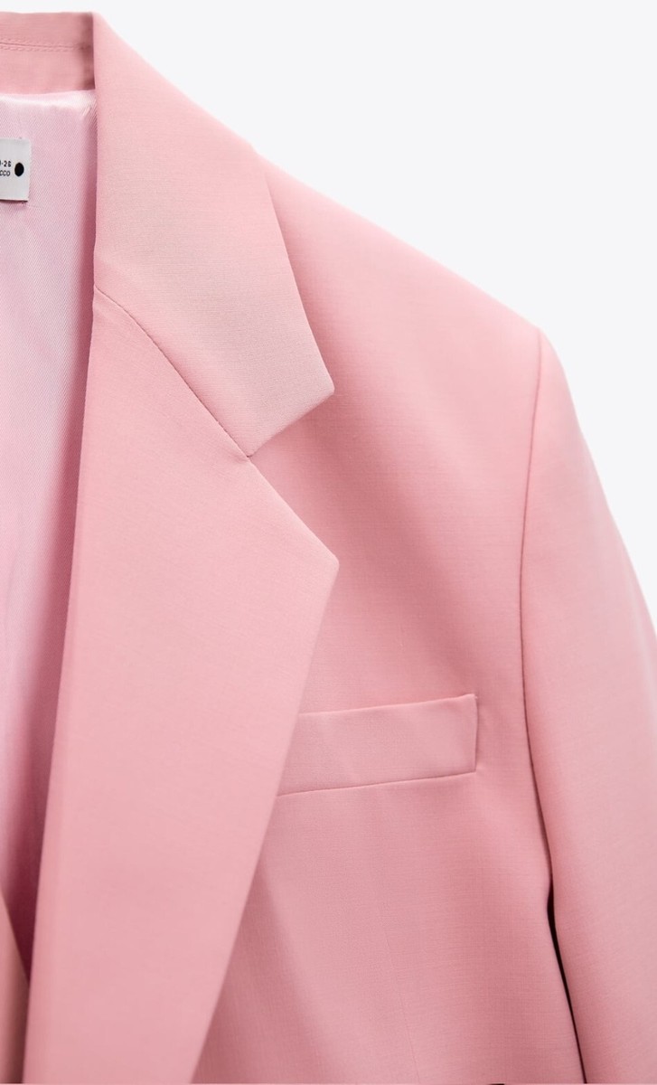 RRP $149 ZARA OVERSIZED DOUBLE BREASTED BLAZER LIMITED