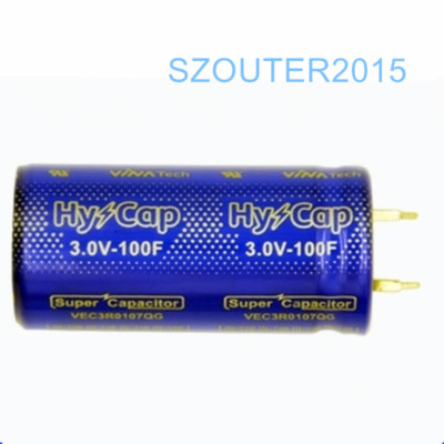 1pcs 3V 100F VEC3R0107QG Supercapacitor Farad Capacitor 22mm*45mm 3V 100F NEW