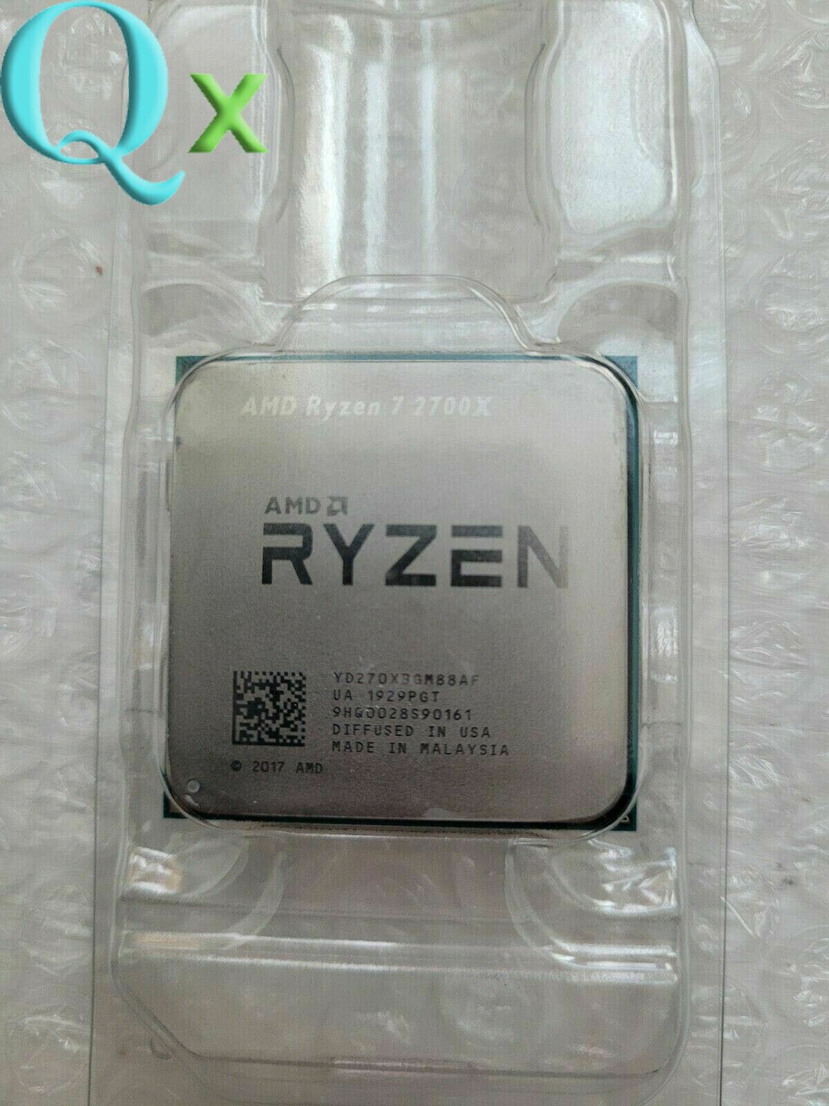 AMD Ryzen 7 2700X AM4 CPU Processor R7-2700X Eight Core 16-Threads Desktop  16MB