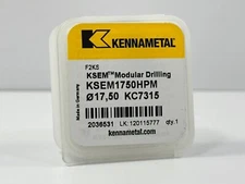 1PCS GENUINE NEW KSEM1750HPM KC7315 MODULAR DRILLING 2036531 17.5MM #E3