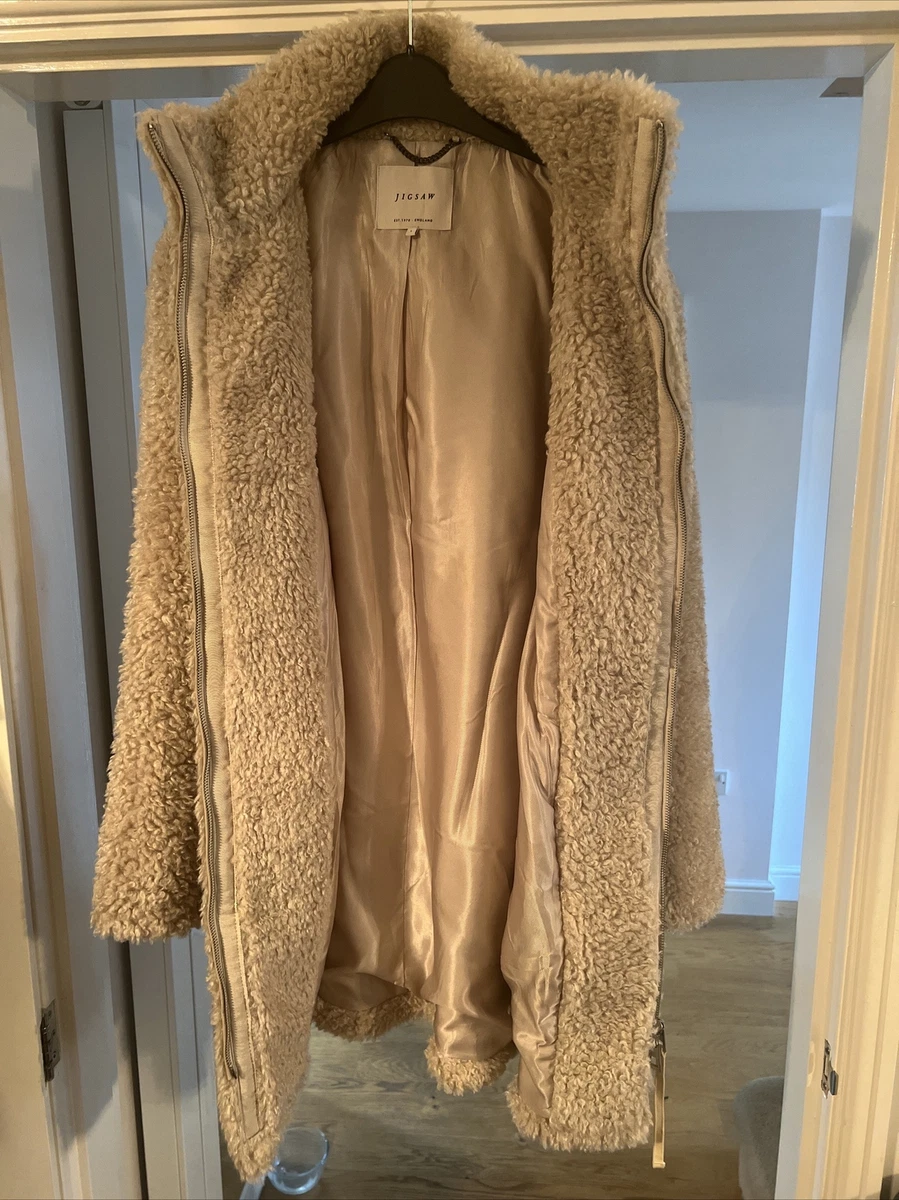 Jigsaw top teddy coat