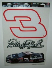 DALE EARNHARDT SR 3 GOODWRENCH WINCRAFT 11X17 SET OF DECALS