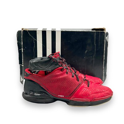 Adidas AdiZero Rose Men's Size 9 US G22538 Black Red Basketball Athletic Shoes
