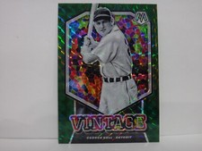 2021 Panini Mosaic Vintage Green Prizm George Kell #V2 Detroit Tigers