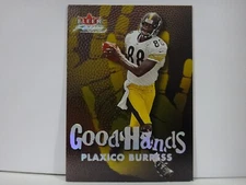 2000 Fleer Focus Good Hands Plaxico Burress #15GH Rookie RC