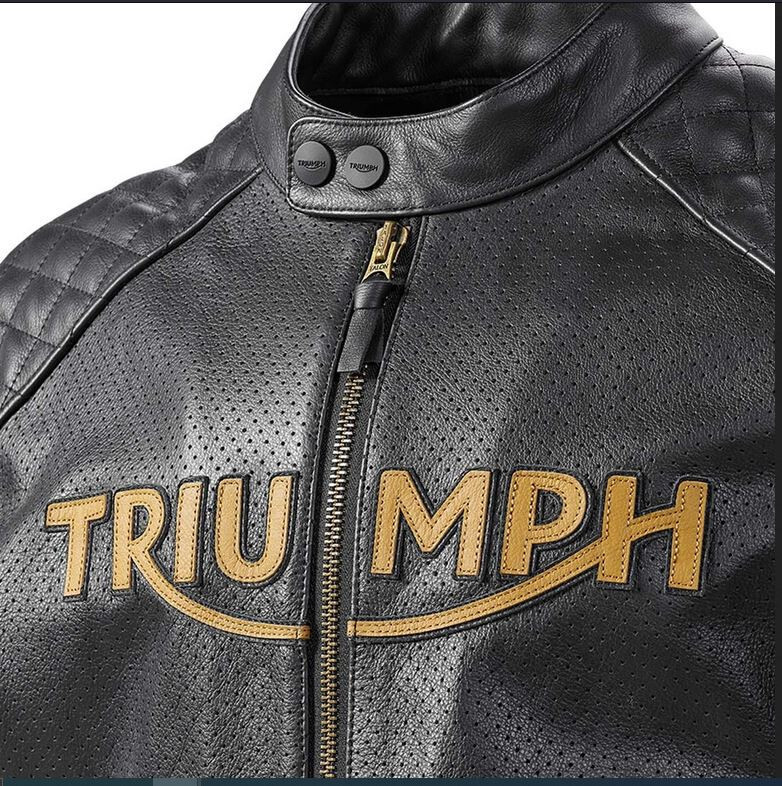 Triumph Braddan Air Race Motorcycle Jacket MLES22106 | eBay