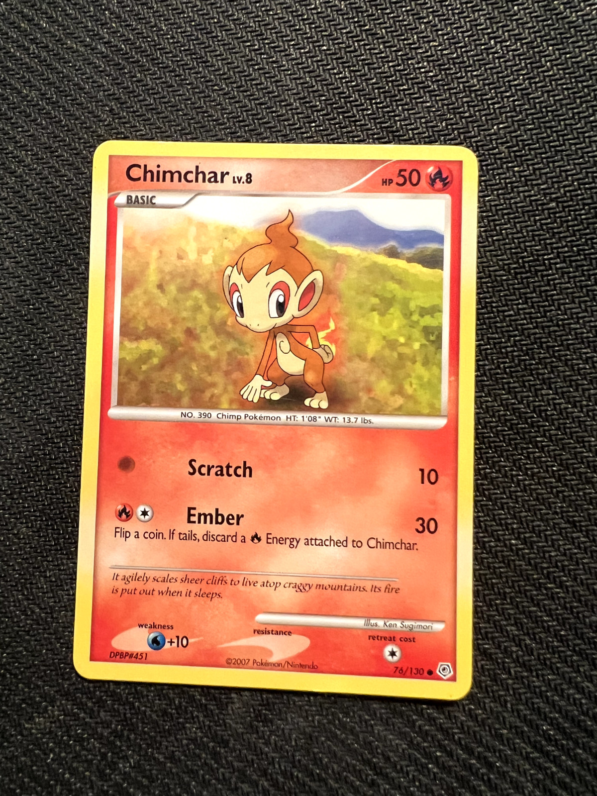 Chimchar 76/130 Diamond and Pearl Regular LP