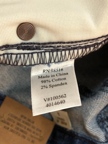NEW! COLDWATER CREEK Jeans Sz 4 Blue Denim Straight Leg Classic Fit Pants NWT - Picture 9 of 9