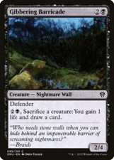 MTG Magic the Gathering Gibbering Barricade (95/552) Dominaria United LP