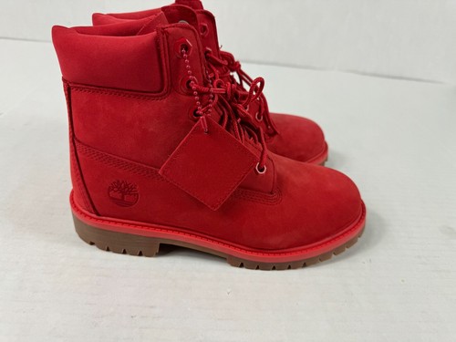 Timberland 50th Anniversary Edition 6" Red Waterproof Boot Toddler Boys Size 12 - Picture 5 of 6