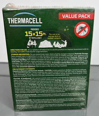 ThermaCELL Mosquito Repellent Refills 4-Pack - DEET-Free Outdoor Protection