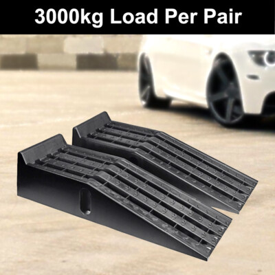 High Rise Ramps 2PC Car Service Ramps Set-3000kg Load per Pair-17cm High Rise | eBay ...