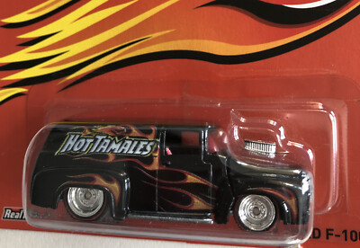 Hot Wheels Real Riders Metal Just Born Hot Tamales '56 Ford F-100