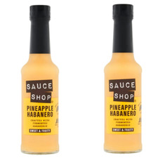 Sauce Shop Pineapple Habanero Hot sauce Sweet Fruity PACK OF 2