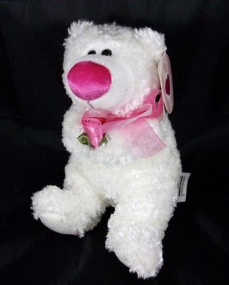 valentine's day polar bear stuffed animal
