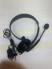 Official Microsoft Wired Headset Xbox 360 For Xbox 360 Microphone Mic Black