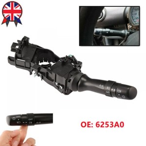 KASturbo Knipperlicht Stalk Schakelaar Compatibel met Peugeot 107 Citroen C1 Toyota Aygo 6253.A0 6253A0