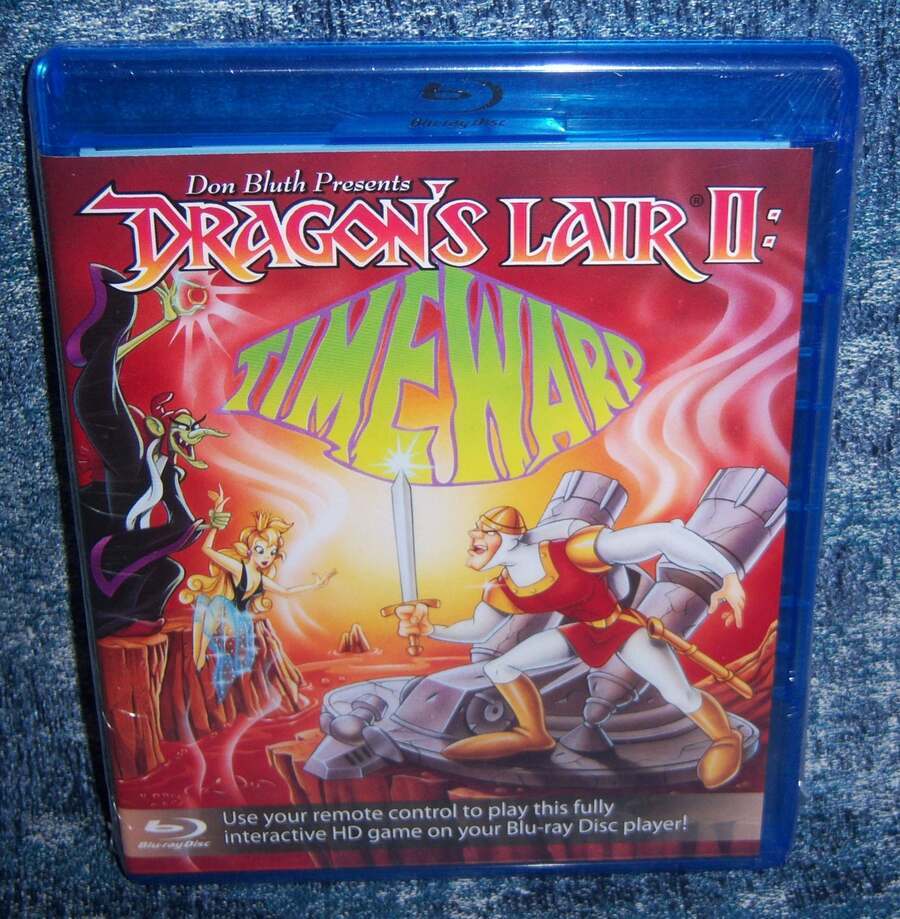 NEW RARE OOP DON BLUTH DRAGON'S LAIR II 2 TIME WARP INTERACTIVE GAME ...