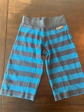 Matilda Jane Girls Straightees Size 2 Striped Cropped Boutique Pants Blue Navy