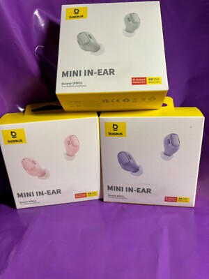 Baseus WM01 TWS Bluetooth Mini earbuds Stereo Wireless 5.0 Touch control  NC