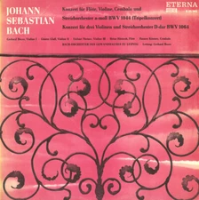 BACH Triple Concerto, Concerto for 3 Violins BOSSE Leipzig GhO Eterna 825993 GD1