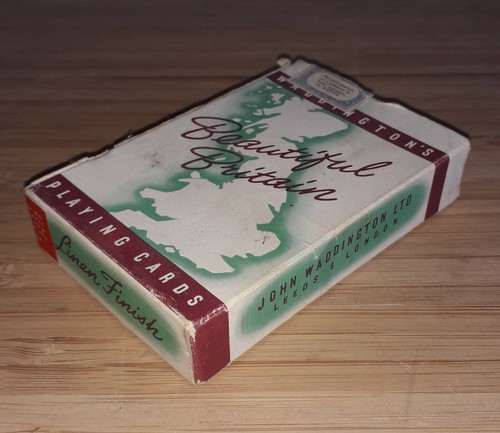Vintage Waddingtons Beautiful Britain Playing Cards Oast Houses, Kent - Picture 10 of 11