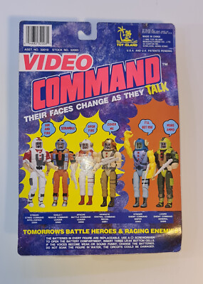 Vintage 1992 VIDEO COMMAND STINGER Figure GREEK version TOY