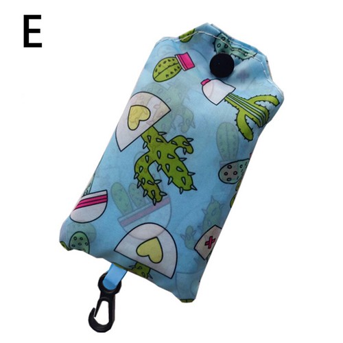 Foldable Reusable Roll Up Bags Eco Carry Shopping Handbag Fold Pouch Tote Bags - Picture 8 of 18