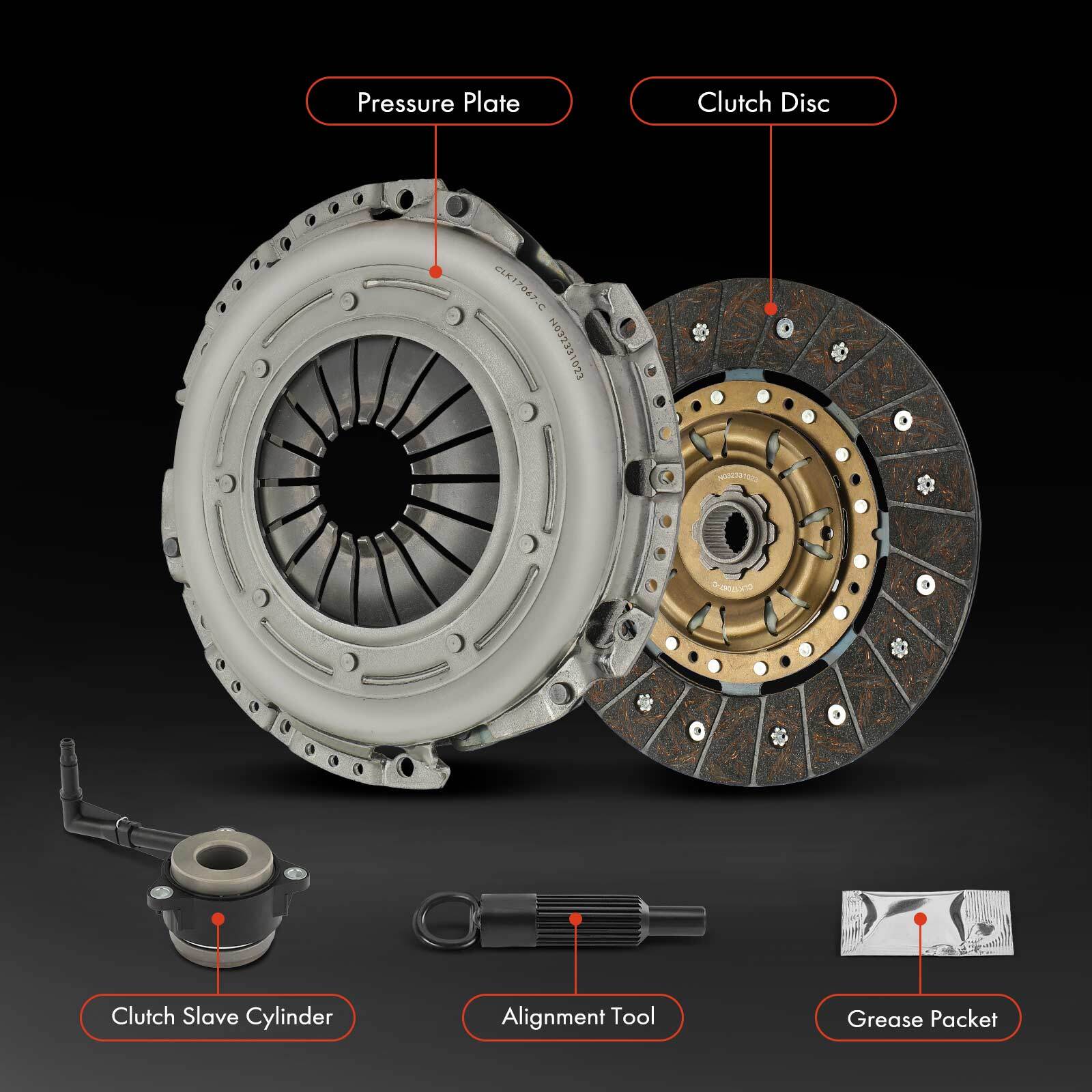 1x Transmission Clutch Kit for Audi A3 Volkswagen GTI Jetta Passat Eos ...