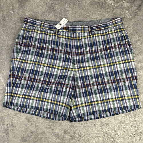 Brooks Brothers Bermuda Shorts Mens 40 Blue Plaid Summer Outdoors New w/ Tag