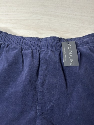 Goodlife Mens Corduroy Shorts Navy Blue XL New With Tags GLSU20BCS 6" - 第 4/11 張圖片
