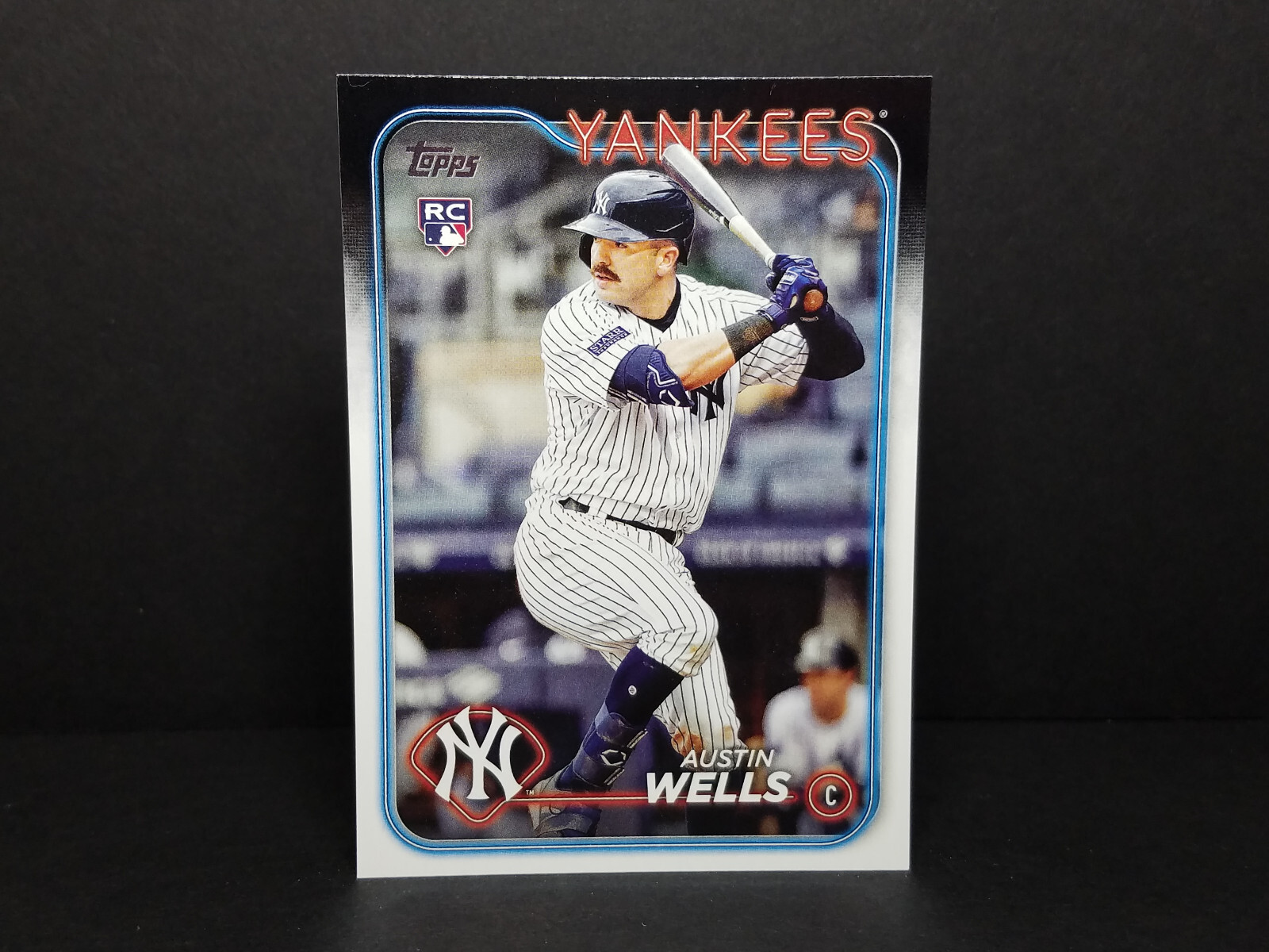 2024 Topps Baseball #624 Austin Wells, New York Yankees (RC) - Base Rookie Card