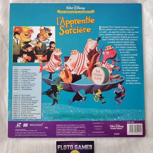 LASERDISC PAL FR : L'Apprentie Sorcière - Walt Disney - 1971 - Floto Games - Imagen 2 de 4