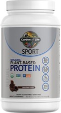 Organic Plant Based Protein Powder Chocolate 30g Vegan NSF Certified 19 Servings