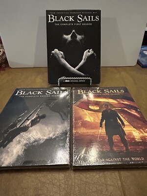 Black Sails DVD Complete First, Second, & Third Seasons 1, & 2, 3 New