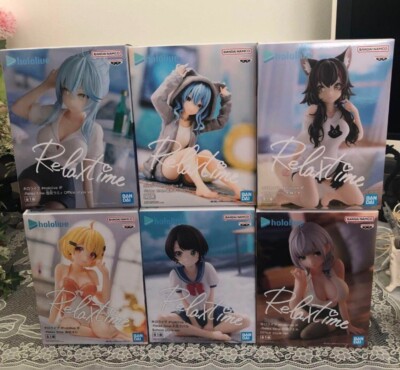 ホロライブ Relax timeセット すいせい ノエル ミオ スバル Set Hololive Relax Time Figure Suisei Mio Subaru Noel Mel