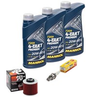 Set 3L Inspektion ÖL FüR Yamaha SR 500 2J4 SR500 SP 1978-1983 ÖLfilter ZüNdkerze