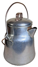 Vintage Wear-Ever Coffee Percolator 3116 Stove Top Camping 16 Cup Copper Accents