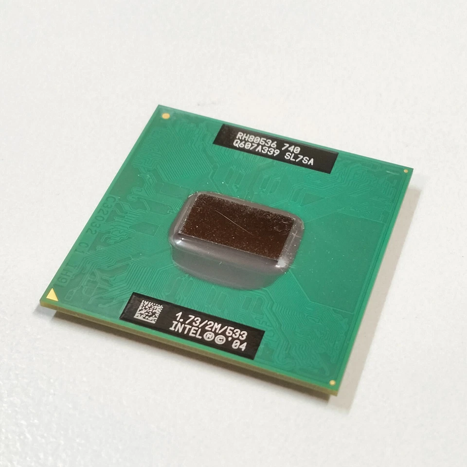Intel Pentium M 740 CPU 1.73 GHZ 2MB L2 27W 1-Core Processor Socket 478 SL7SA - Image 2 of 4
