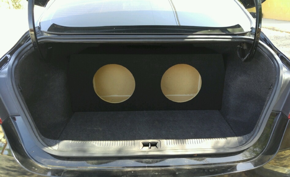 For a 2015+ Chrysler 200 Custom Sub Box Subwoofer Speaker Enclosure