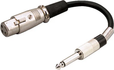 MONACOR IMG Stageline MCA-15/1 - Cable adaptador XLR hembra - Conector jack de 6,3 mm