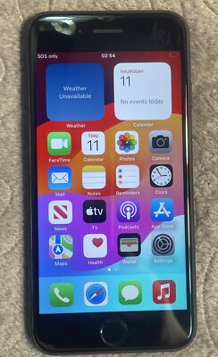 Apple iPhone SE 3rd Gen. (2022) - 64GB Midnight (Unlocked) A2595 -Good Condition