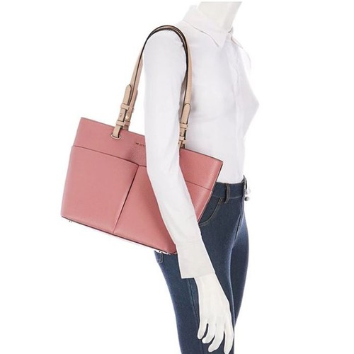 Michael Kors Bedford Medium Top Zip Pocket Tote Rose One Size 30S9LBFT2L-622 - Picture 10 of 10