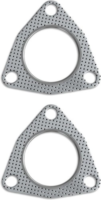 #ad 2PCS Car Exhaust Pipe Gasket 2.5quot; 3 Bolt Exhaust Flange Gasket with High Sealin $8.72