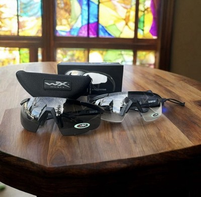 Shooting SAFETY Glasses 2-Pack For Shooters & Hunting RARE Wiley X SUNGLASSES