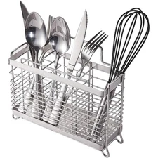 Utensil Holder Utensil Drying Rack Basket Holder with 3 Divided Compartments,...