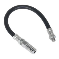 Image of Sealey Rubber Delivery Hose with 4-Jaw Connector Flexible 300mm 1/8"BSP Gas